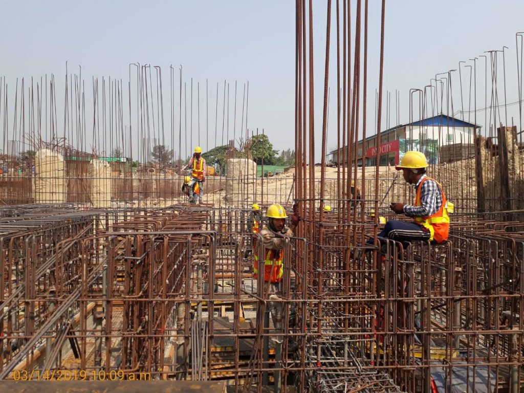 hotel-septic-tank-wall-rebar-installation-work