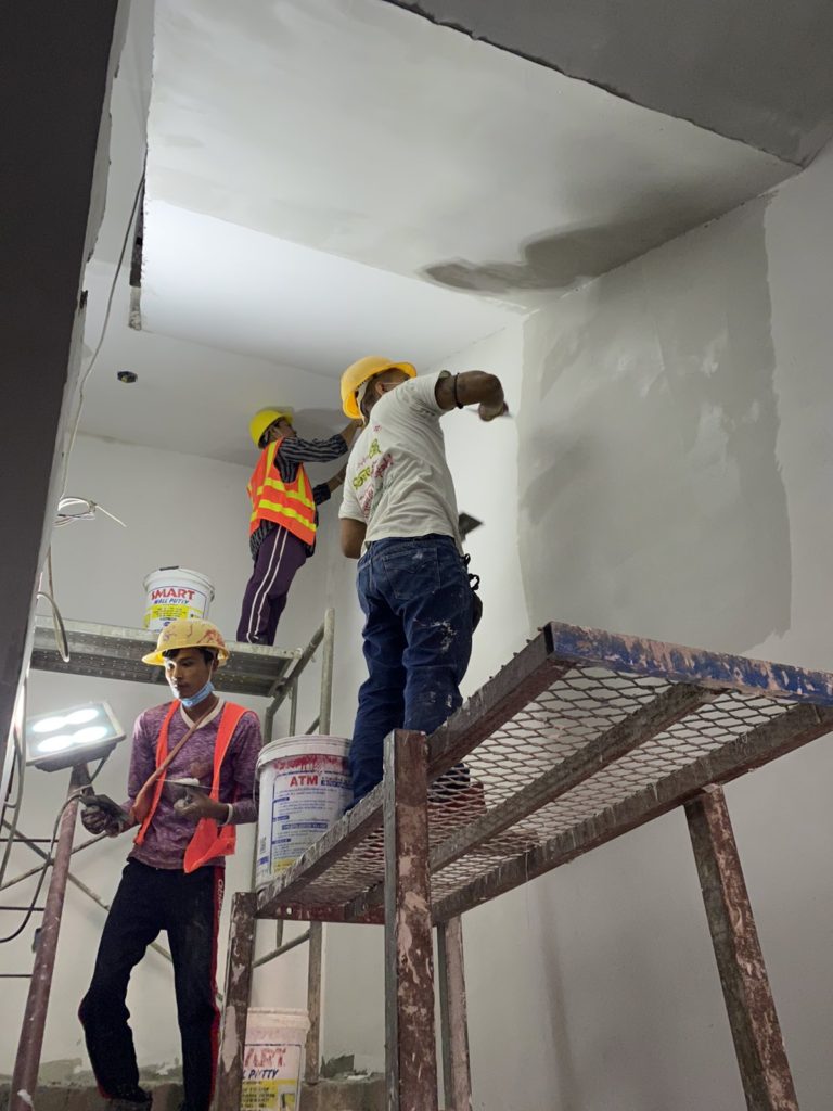 hotel-1f-and-gf-partition-work