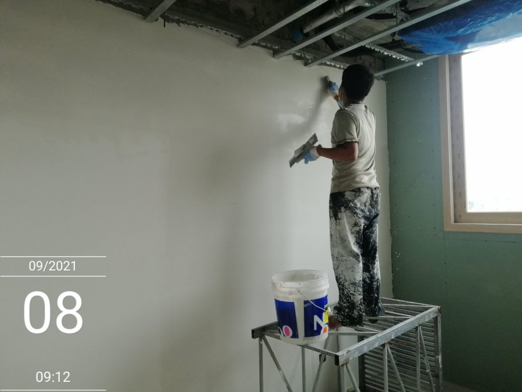 105-level-3-302345-putty-applying-on-painting-progress-by-ozi